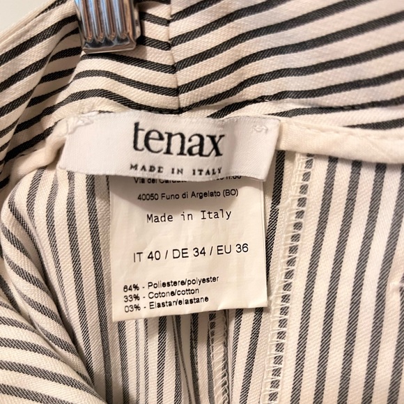 White and grey pants with bows on ankles eu size 36 fits like a US2 - Picture 3 of 4